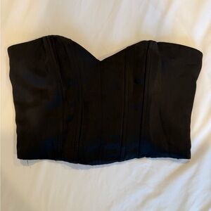 Zara Black Crop Top